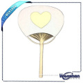 wenshan paper fan with wooden handle